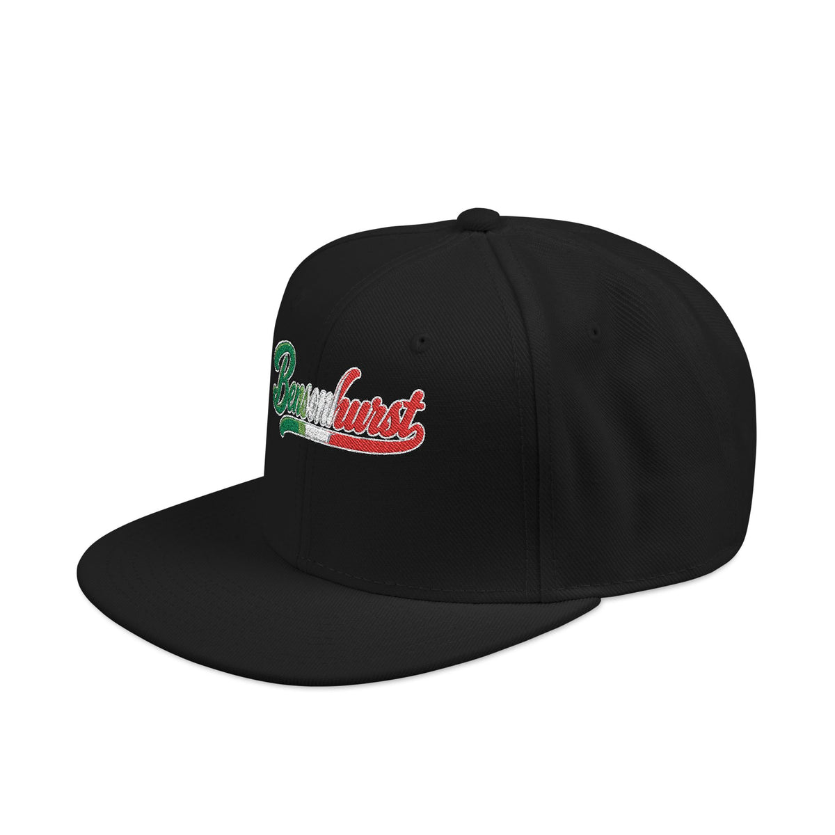 Bensonhurst Italian Embroidered Snapback Hat | Street Sign Patch Cap