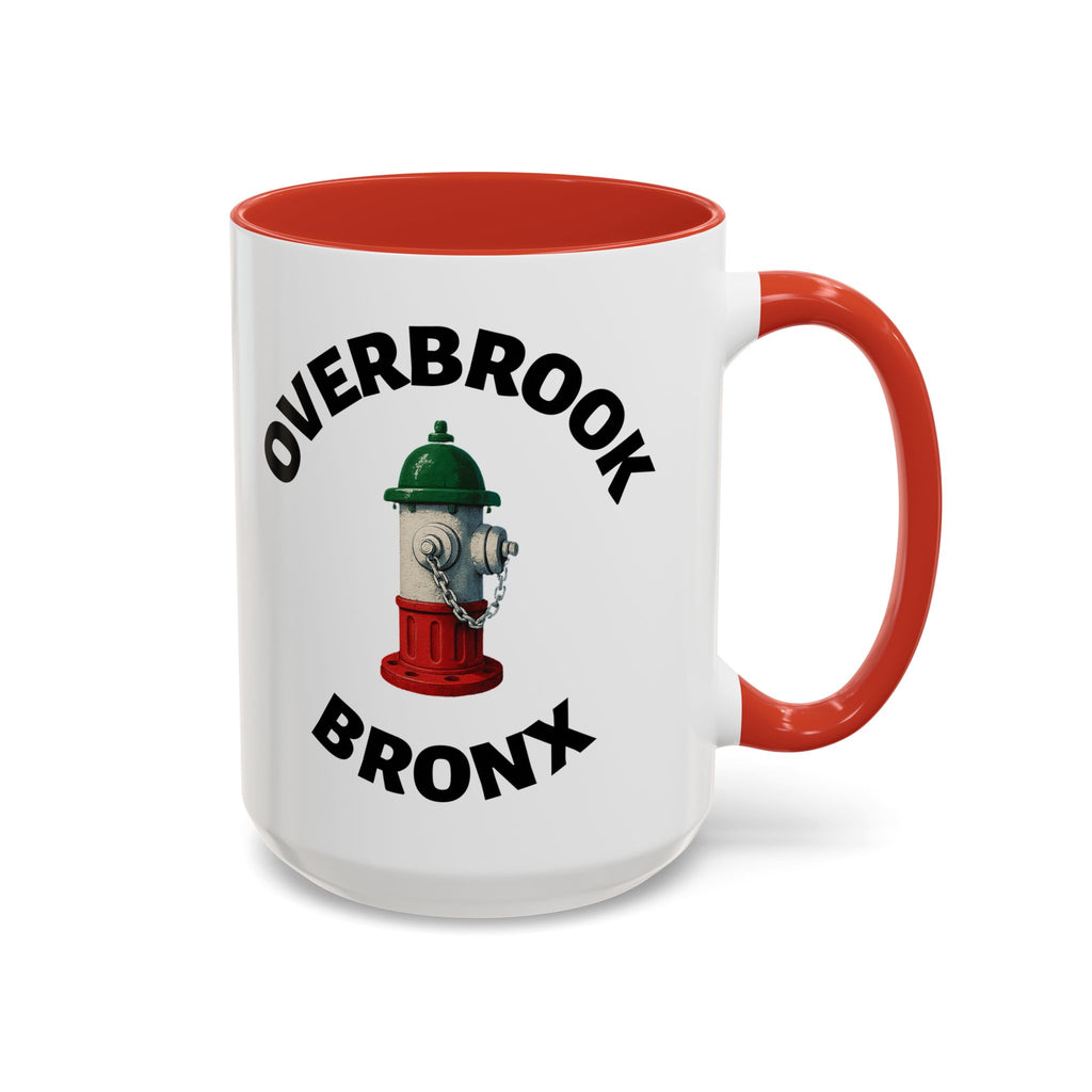 Overbrook Coffee Mug with Fire Hydrant Design, Unique Gift for Italians, Fun Kitchen Decor