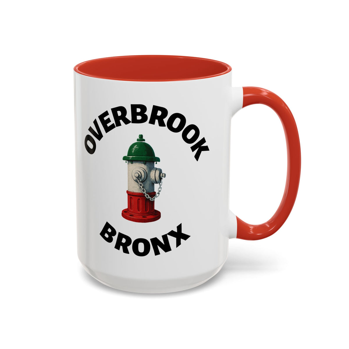 Overbrook Coffee Mug with Fire Hydrant Design, Unique Gift for Italians, Fun Kitchen Decor