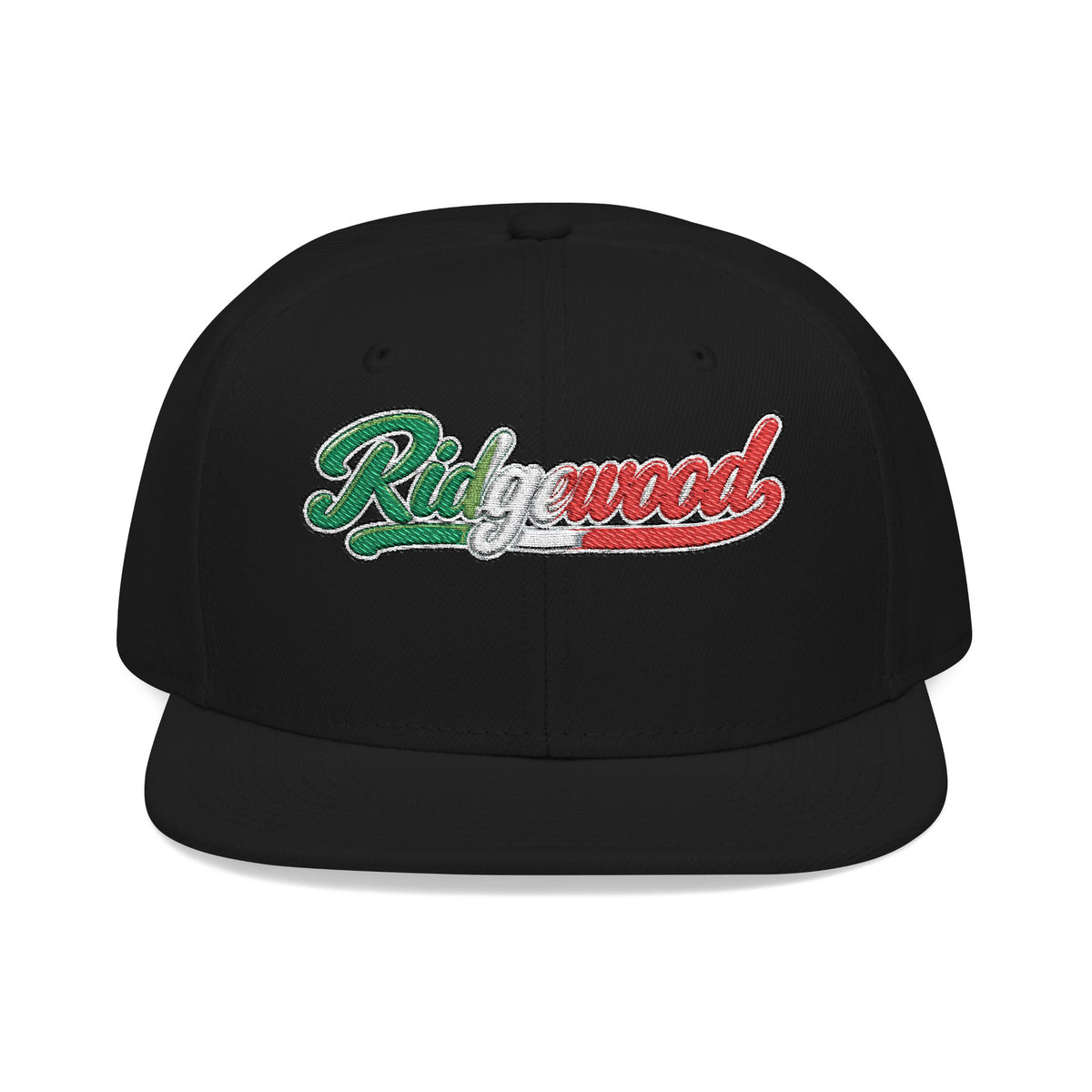 Ridgewood Italian Embroidered Snapback Hat | Street Sign Patch Cap