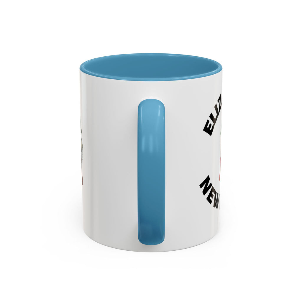 Coffee Mug - Elizabeth with Fire Hydrant Design, Unique Gift for Italians