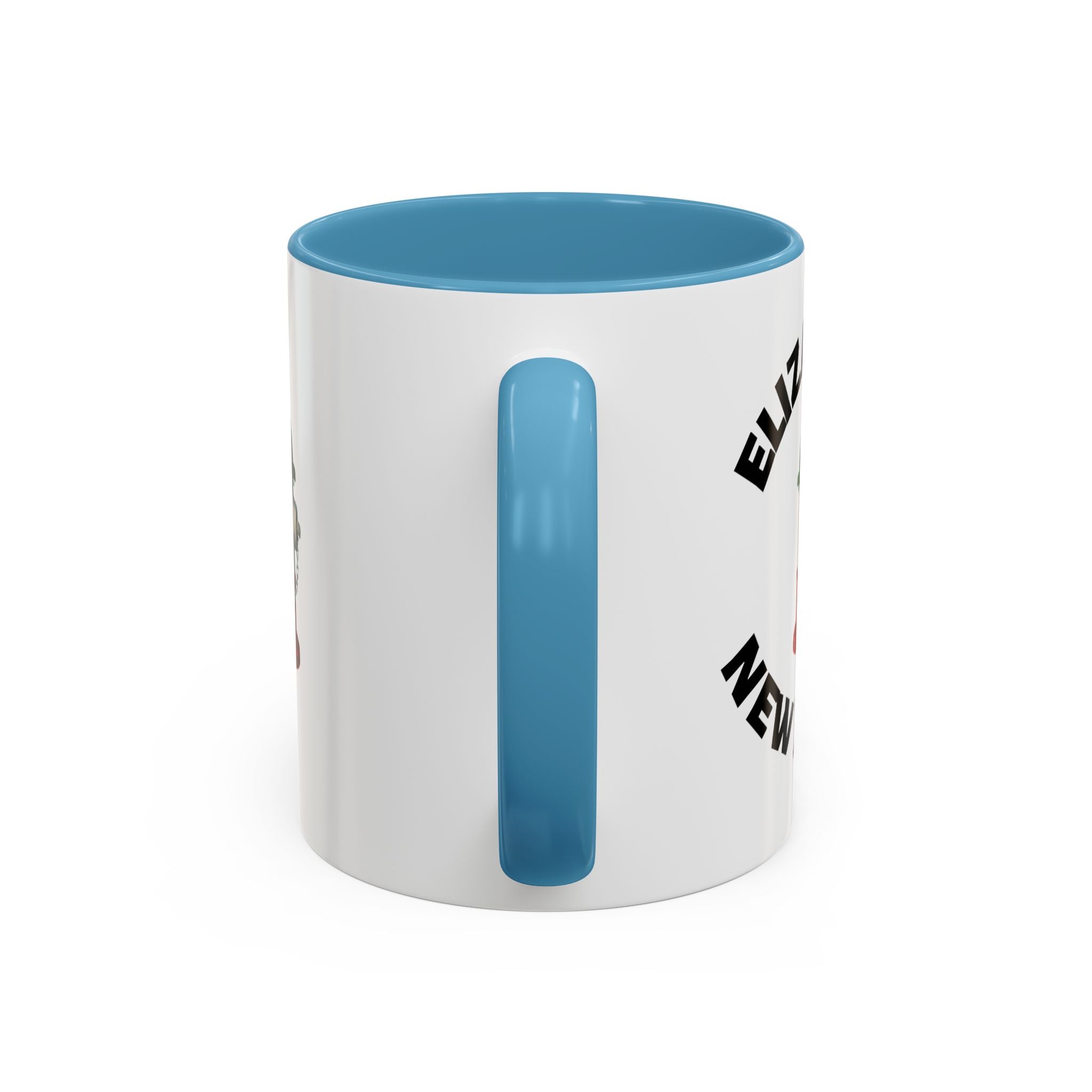 Coffee Mug - Elizabeth with Fire Hydrant Design, Unique Gift for Italians