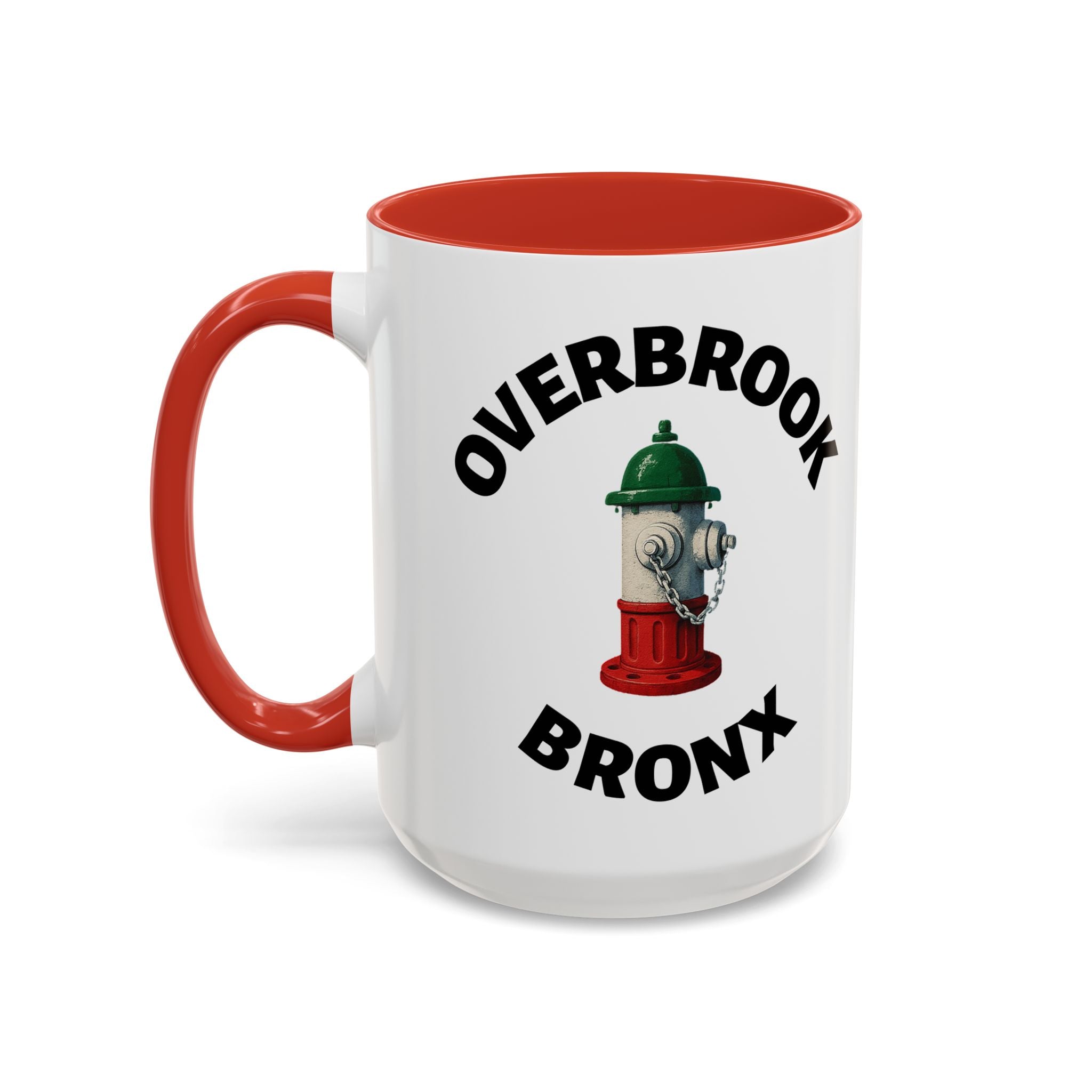 Overbrook Coffee Mug with Fire Hydrant Design, Unique Gift for Italians, Fun Kitchen Decor