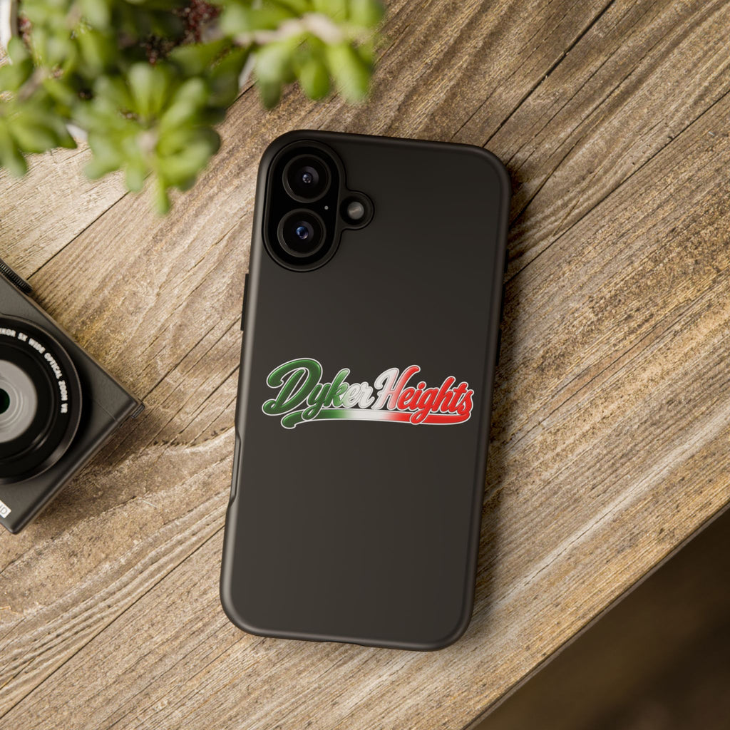 Dyker Heights Black Phone Case, Tough Cases for iPhone, Gift for Italians, Stylish Phone Cover, Unique Phone Accessory