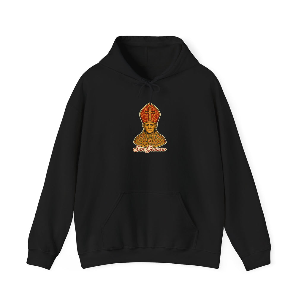 San Gennaro Hoodie — Italian Flag Script Pullover