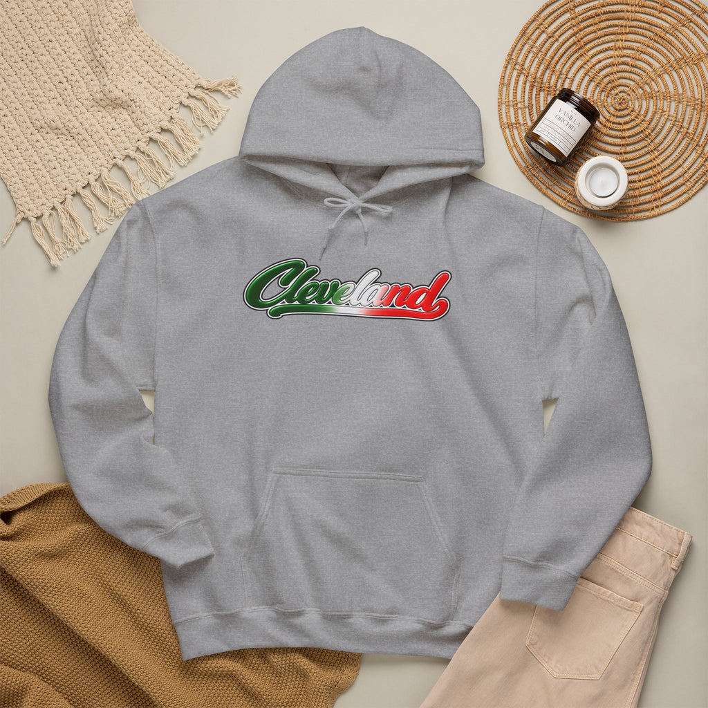 Cleveland Hoodie — Italian Flag Script Pullover