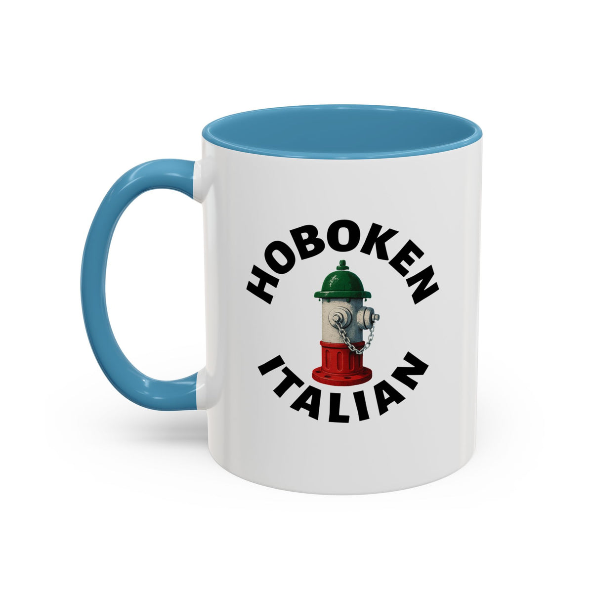 Hoboken Coffee Mug with Fire Hydrant Design, Unique Gift for Italians, Fun Kitchen Decor