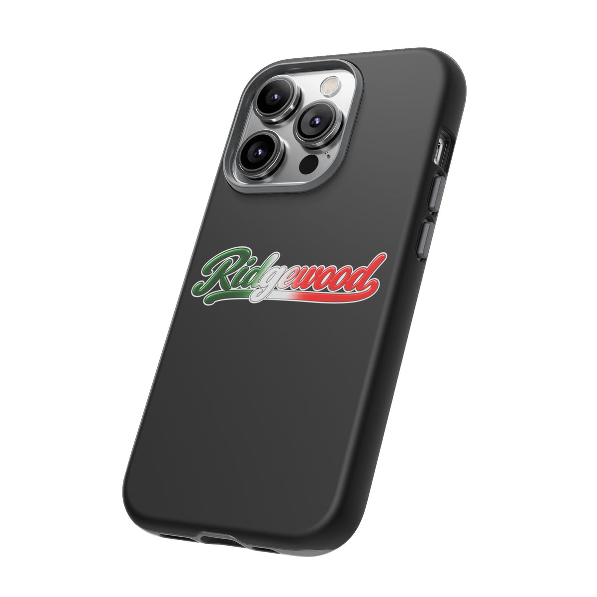 Ridgewood Black Phone Case, Tough Cases for iPhone, Gift for Italians, Stylish Phone Cover, Unique Phone Accessory