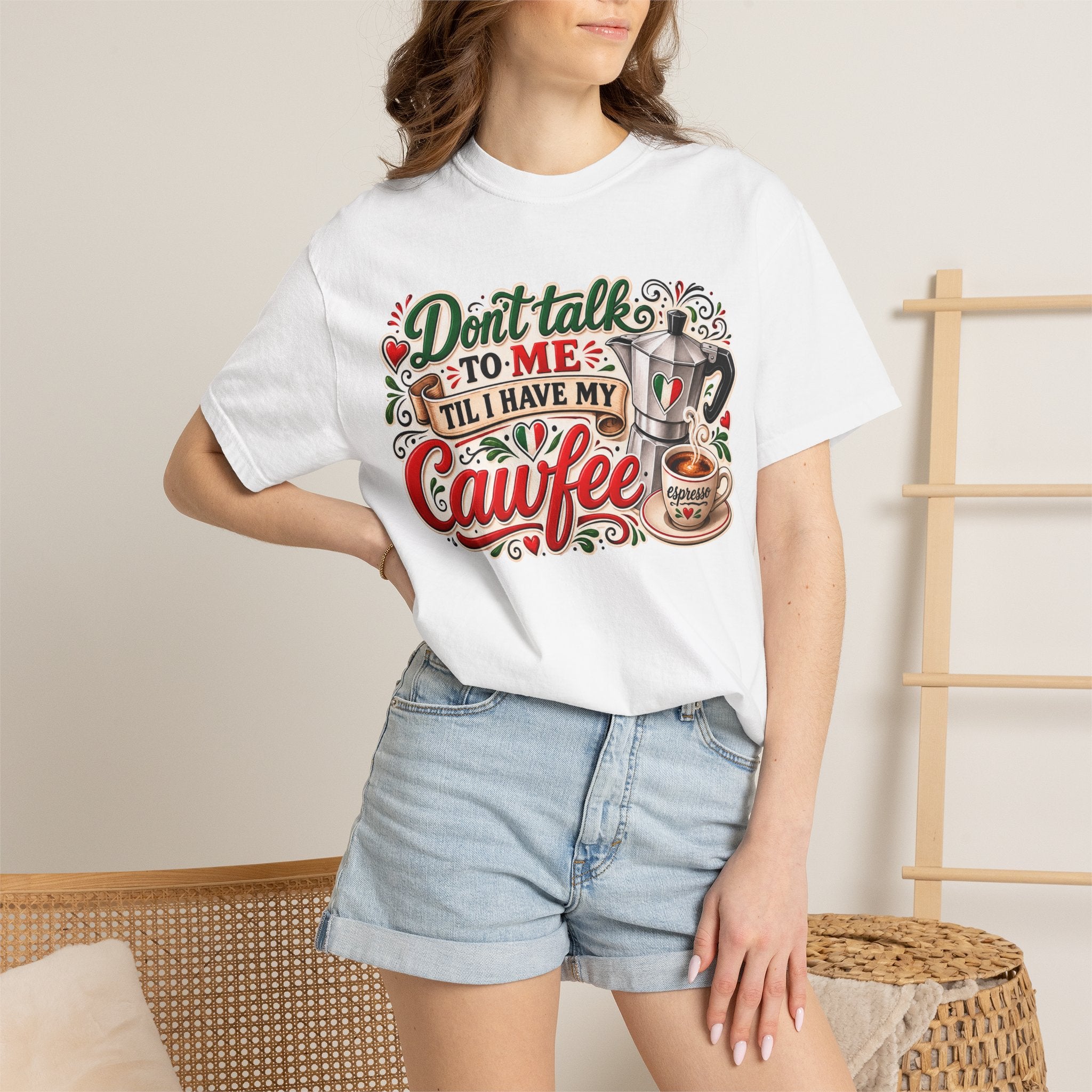 Don't talk to me till I have my Cawfee Tee | Street Style, Unisex Fashion, Comfortable Casual Wear