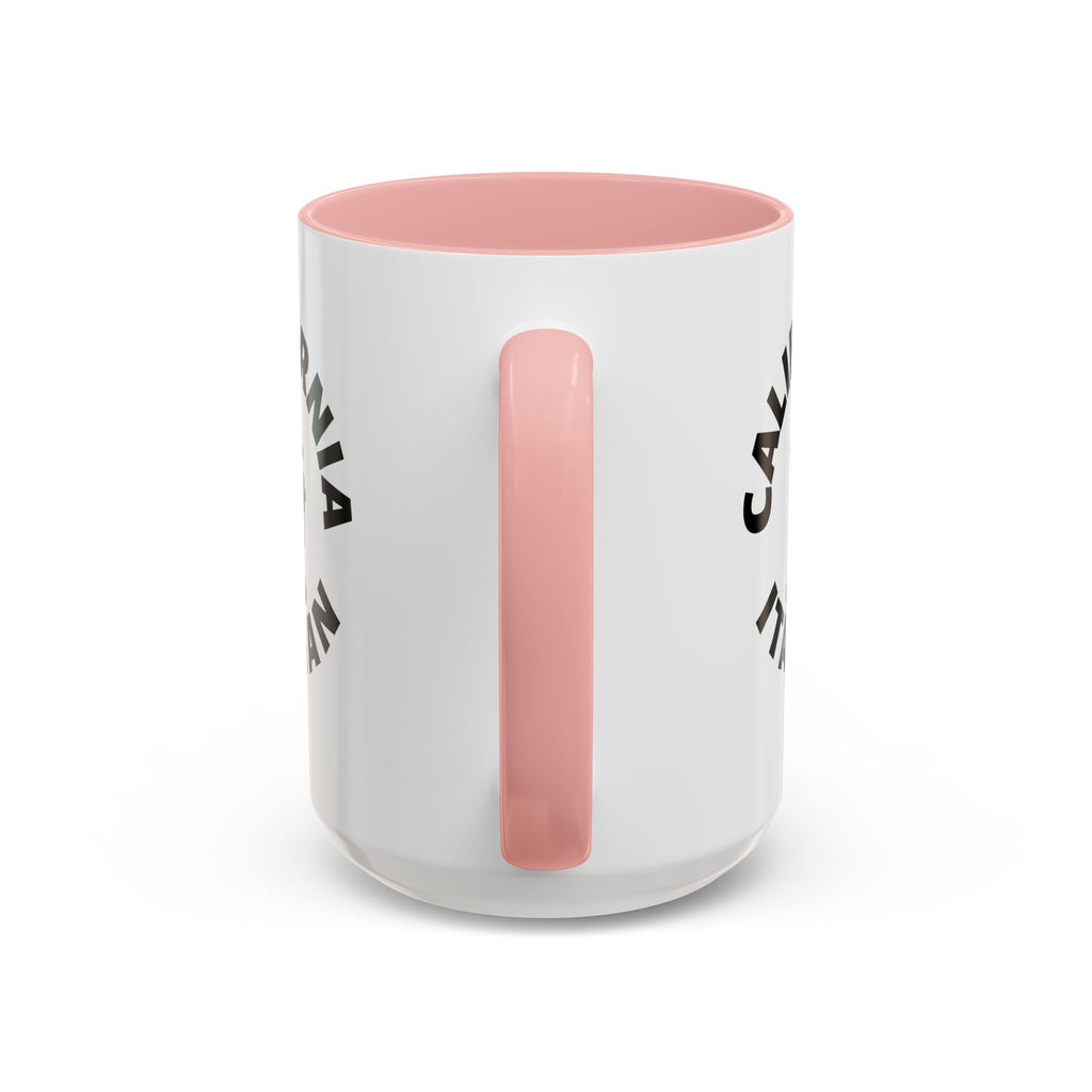 California Coffee Mug with Fire Hydrant Design, Unique Gift for Italians, Fun Kitchen Decor
