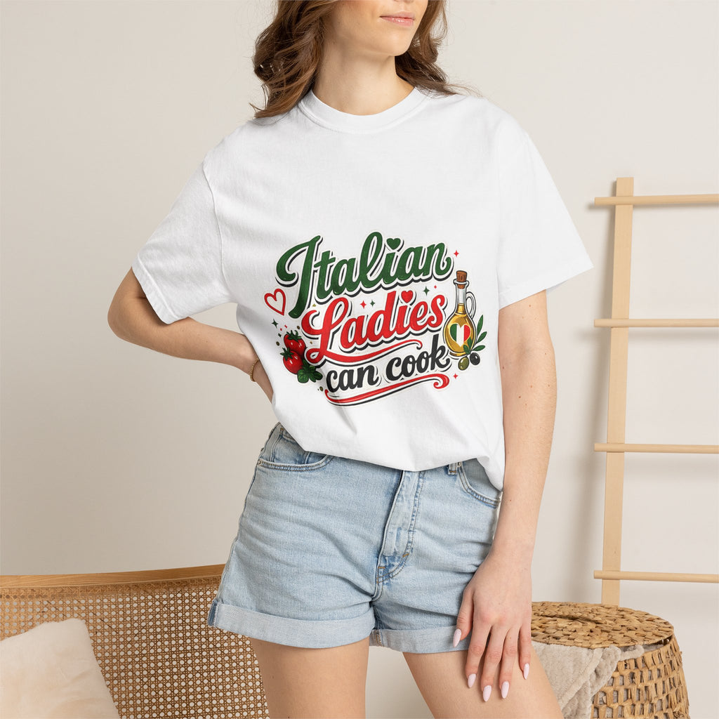 Italian Ladies Can Cook Tee | Street Style, Unisex Fashion, Comfortable Casual Wear