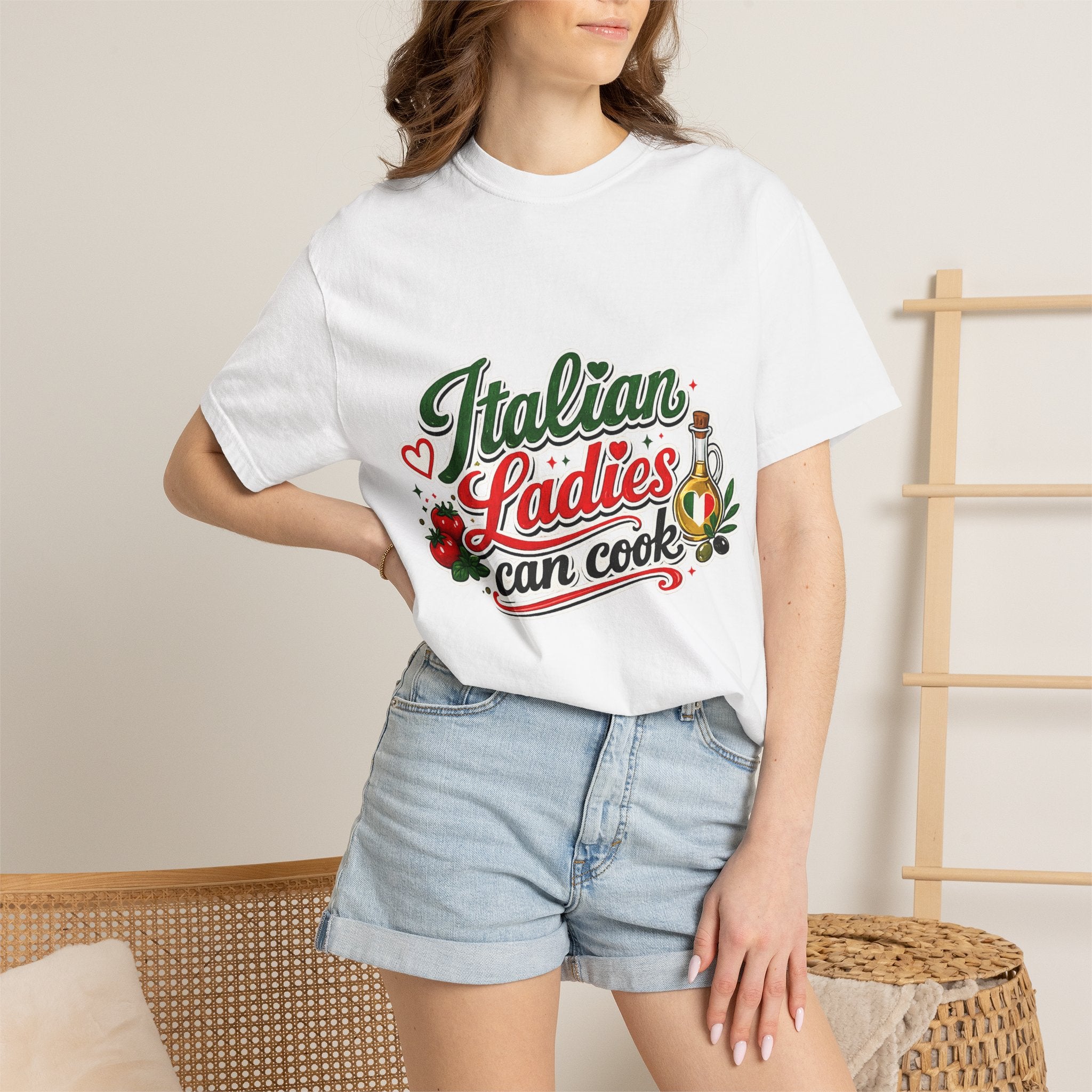 Italian Ladies Can Cook Tee | Street Style, Unisex Fashion, Comfortable Casual Wear