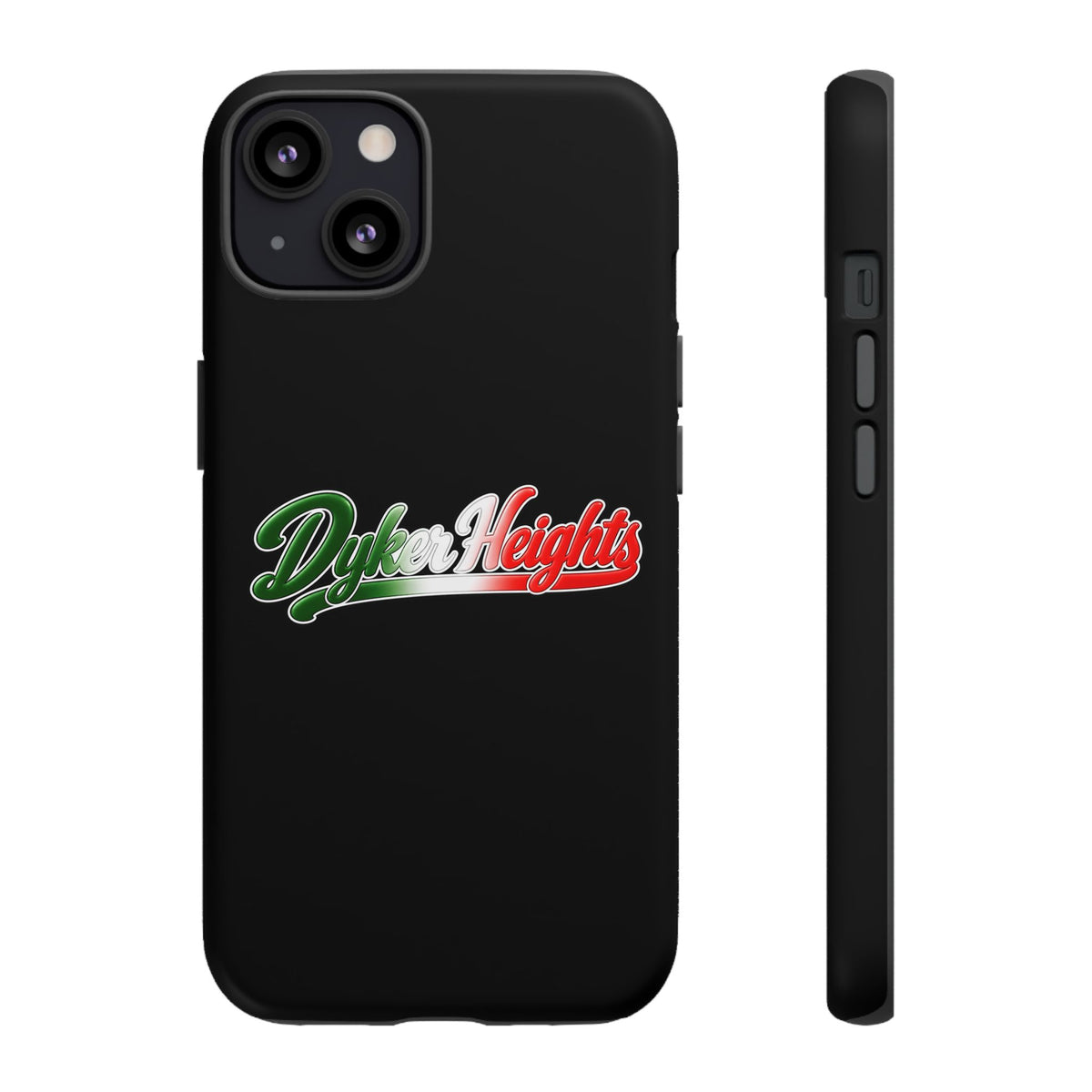Dyker Heights Black Phone Case, Tough Cases for iPhone, Gift for Italians, Stylish Phone Cover, Unique Phone Accessory