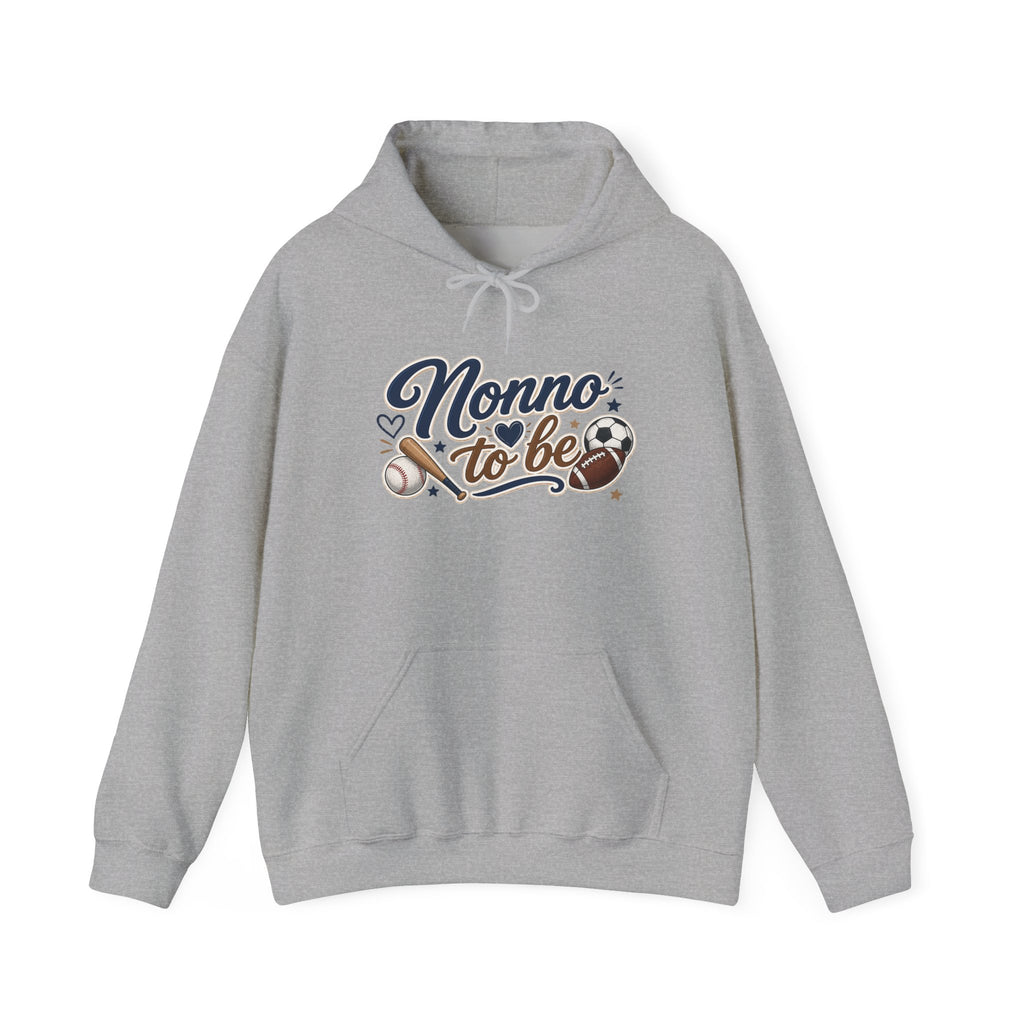 Nonno to be Hoodie — Italian Flag Script Pullover